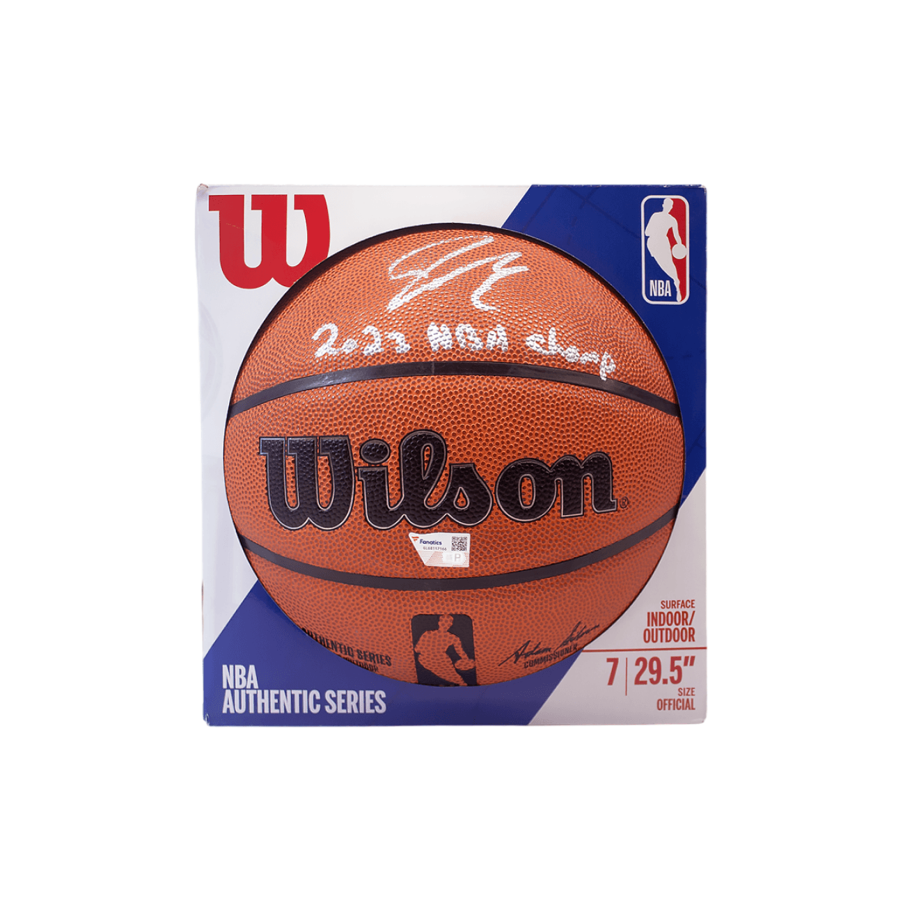 Jamal Murray Signed Basketball, inscribed, “2023 NBA Champs”